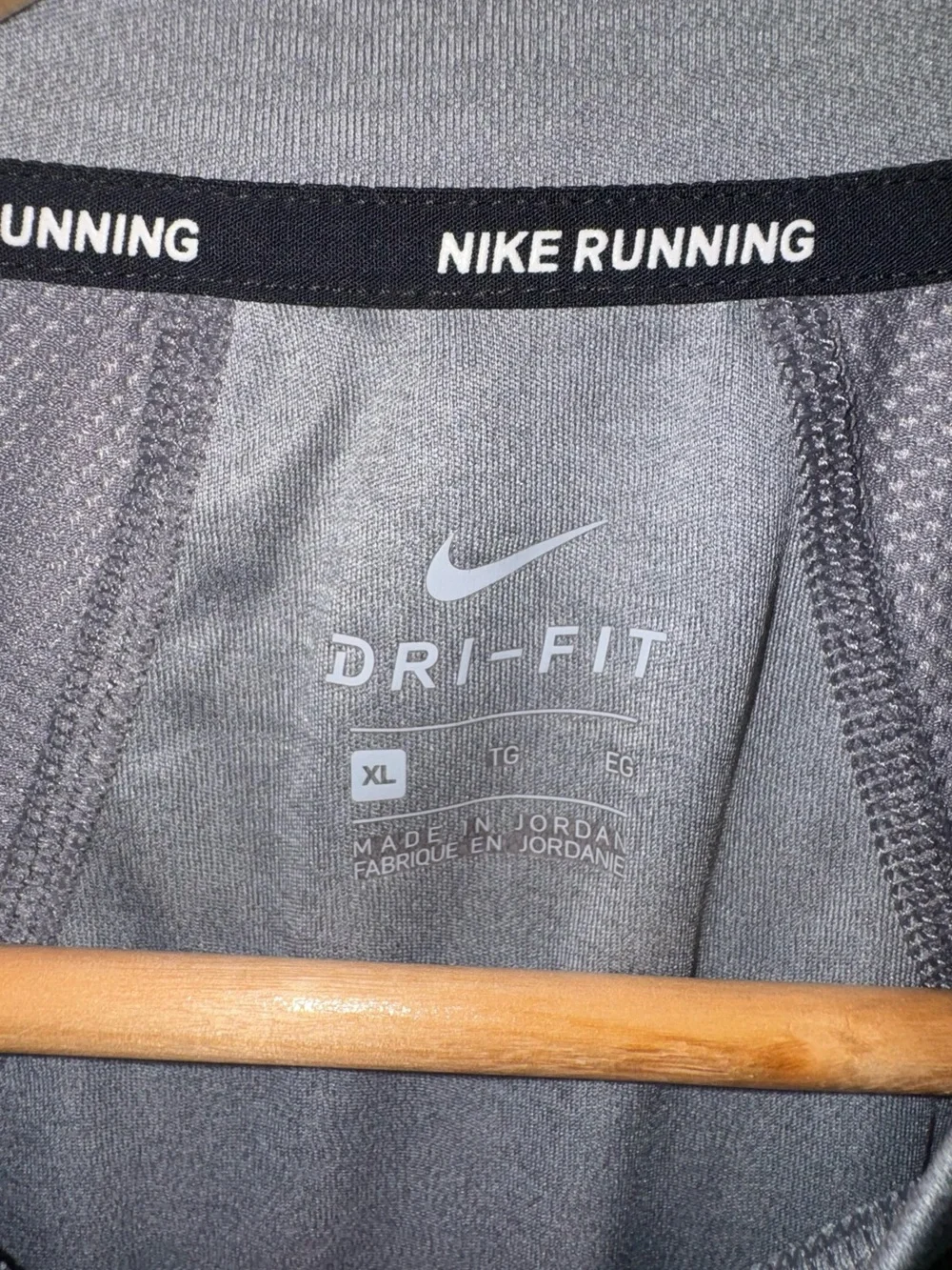 Nike Running Women’s Gray Dri-FIT T-Shirt Size Extra Large